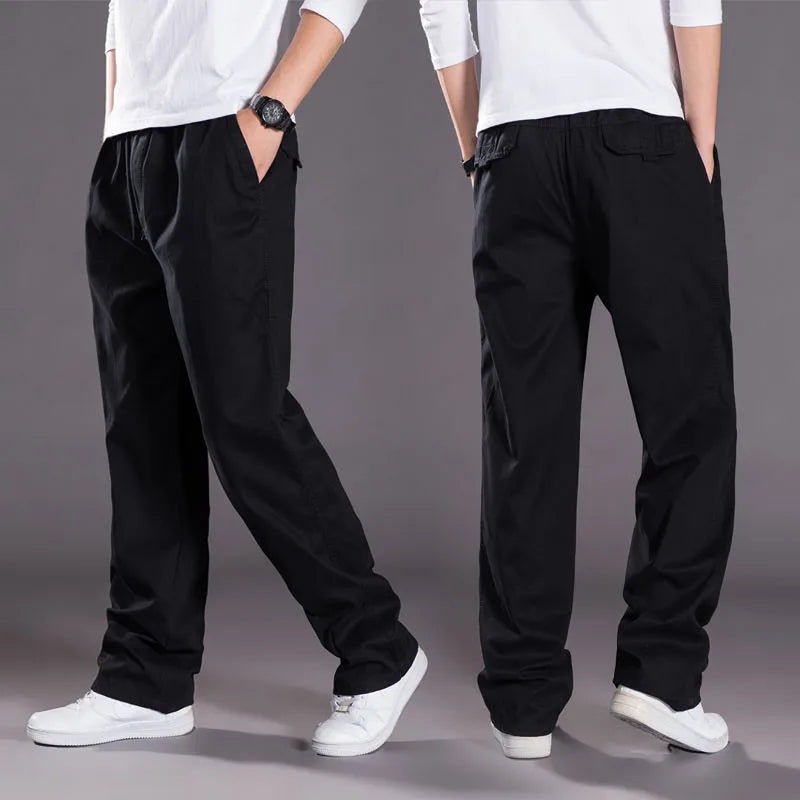 Minimalist Cotton Cargo Pants (Safari Style)