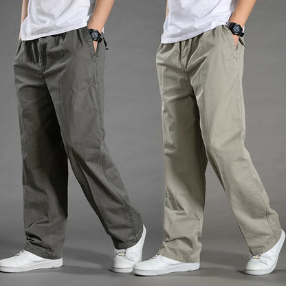Minimalist Cotton Cargo Pants (Safari Style)