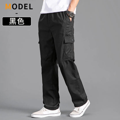 Minimalist Cotton Cargo Pants (Safari Style)