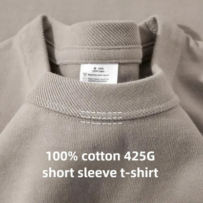 Heavy Wight 425 grams Men T Shirt Cotton