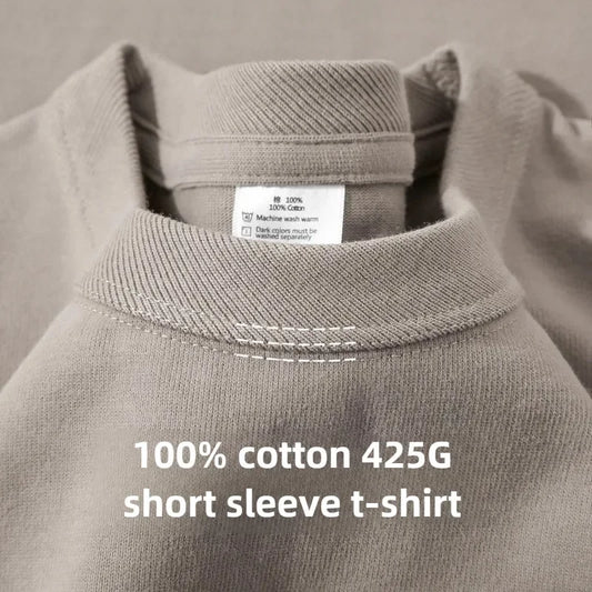 Heavy Wight 425 grams Men T Shirt Cotton