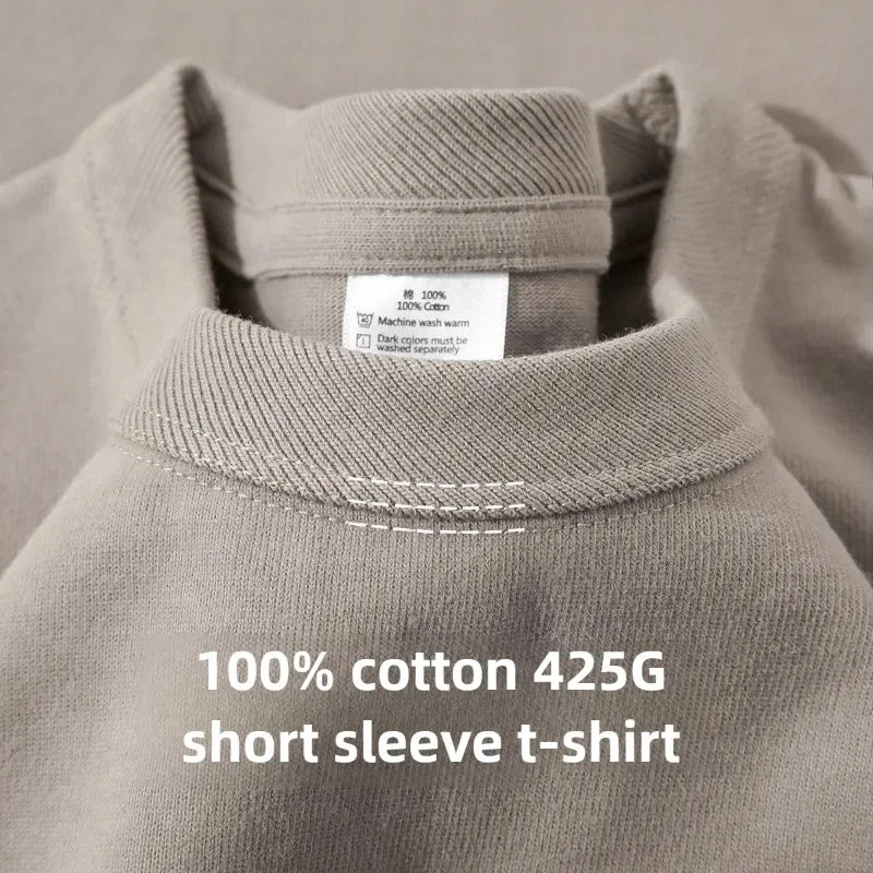 Heavy Wight 425 grams Men T Shirt Cotton