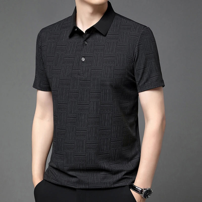 Men's Business Casual Summer Polo Shirt