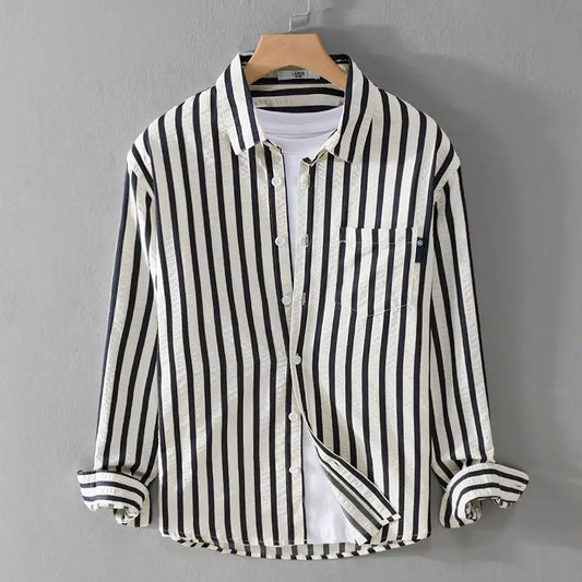 Spring/Summer Men's Square Collar Button