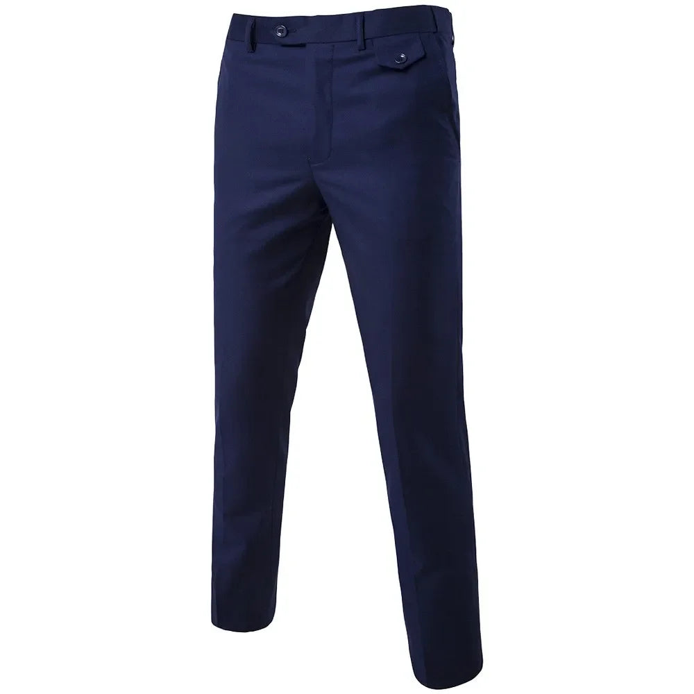Men Suits For Business Wedding Blazers 2 Pieces 3 Sets Elegant Full Vest Pants Coats 2023 Formal Jackets