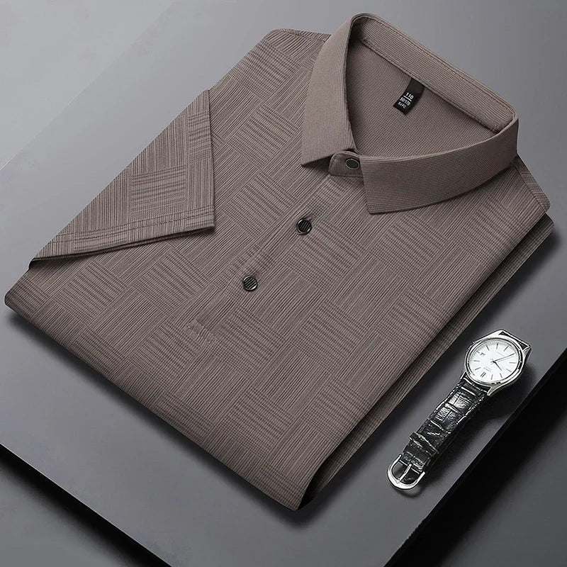 Men's Business Casual Summer Polo Shirt