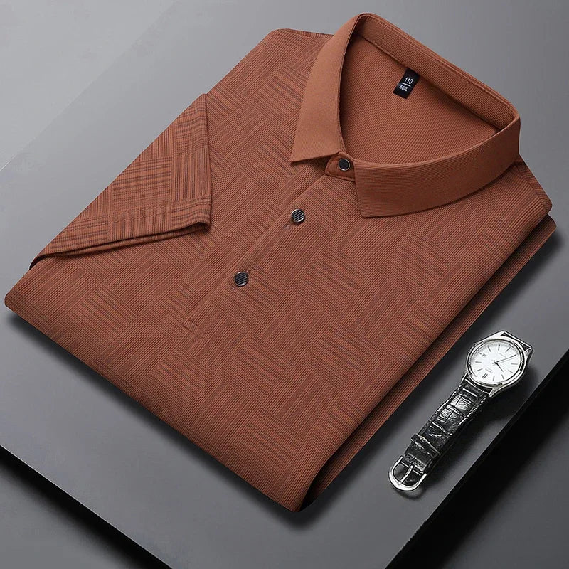 Men's Business Casual Summer Polo Shirt