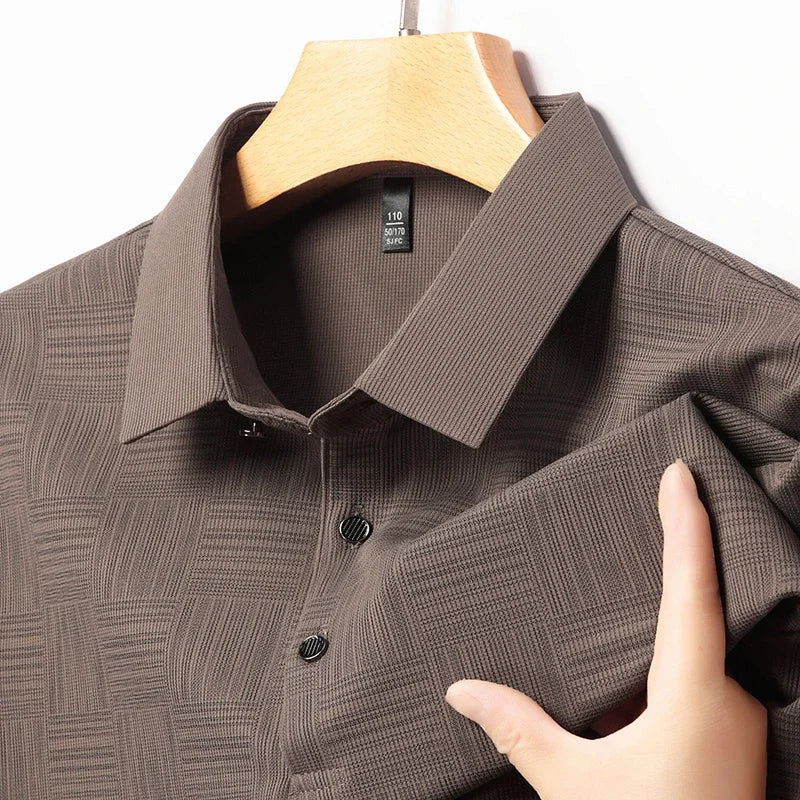 Men's Business Casual Summer Polo Shirt