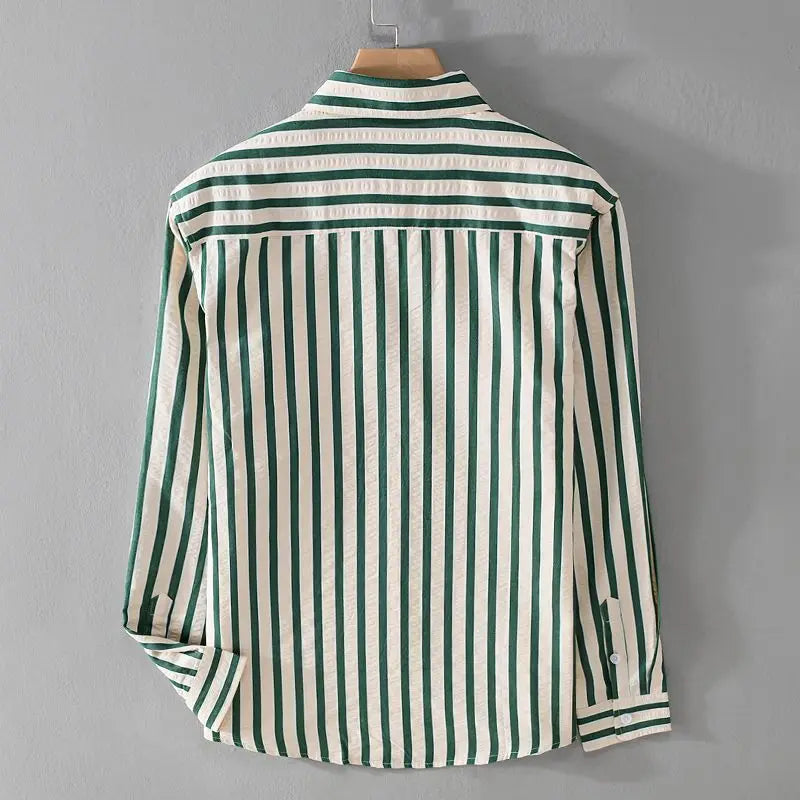 Spring/Summer Men's Square Collar Button