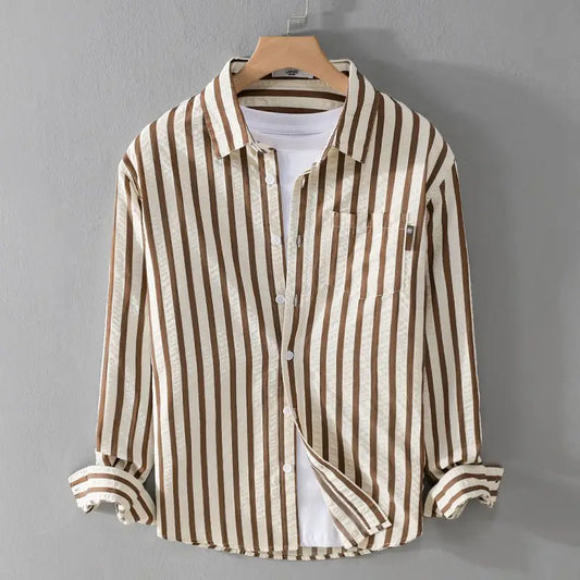 Spring/Summer Men's Square Collar Button