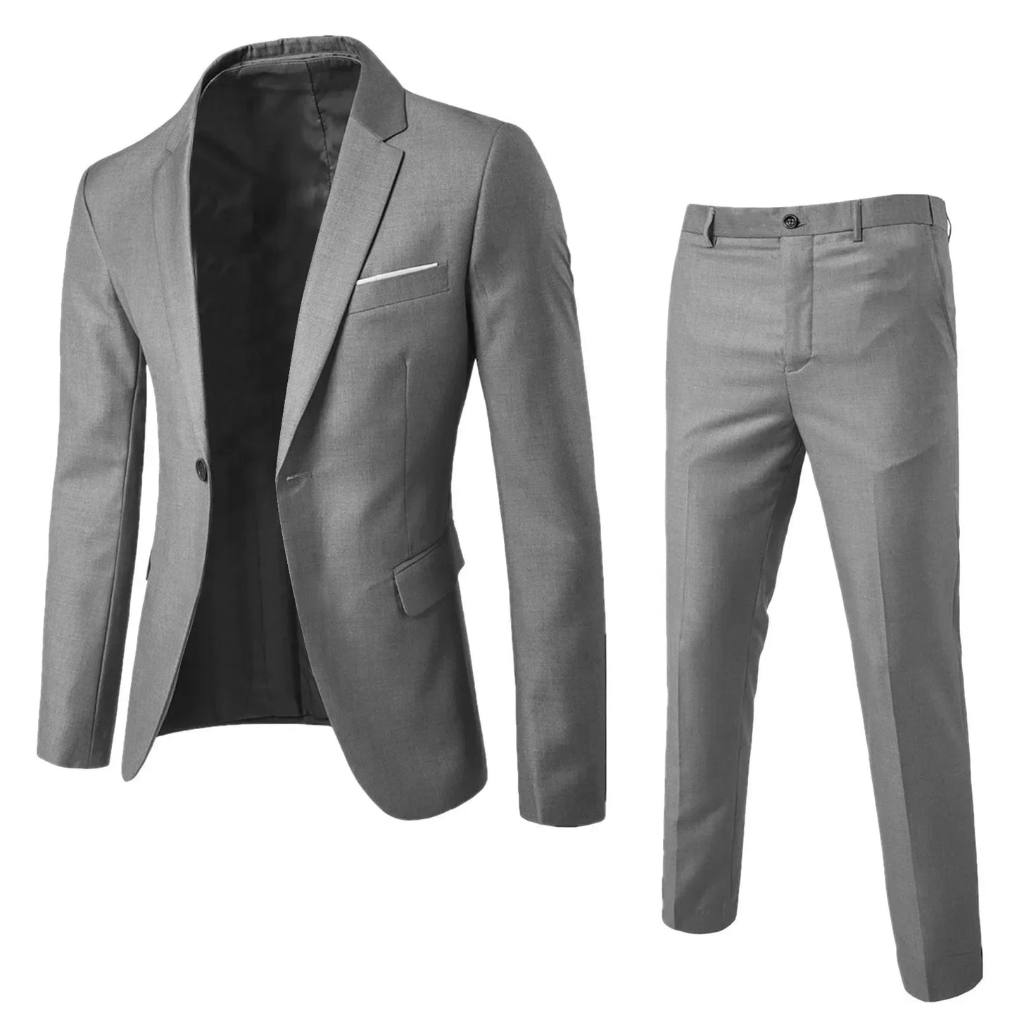 Men Suits For Business Wedding Blazers 2 Pieces 3 Sets Elegant Full Vest Pants Coats 2023 Formal Jackets