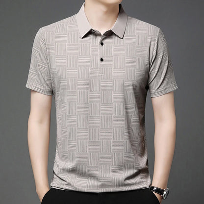 Men's Business Casual Summer Polo Shirt