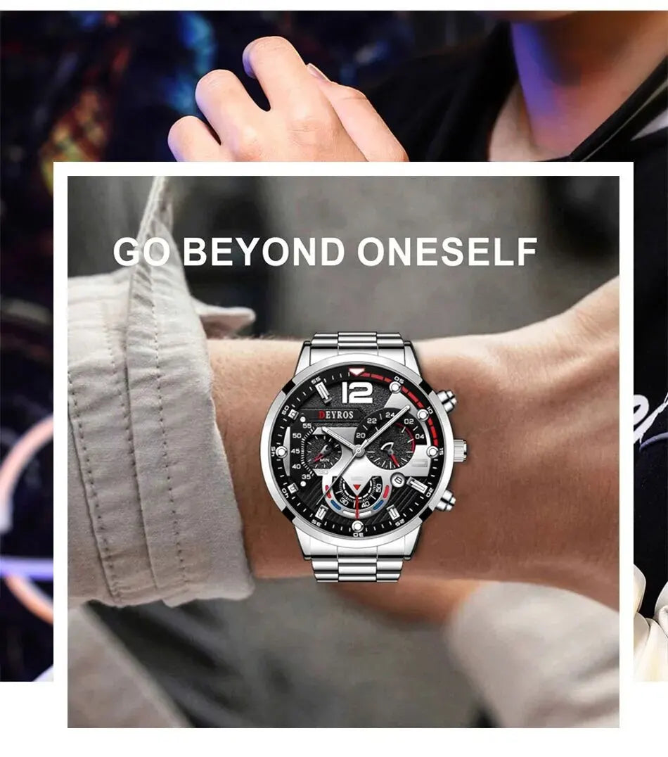 DEYROS Sport Deluxe Quartz Watch