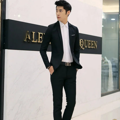 Men Suits For Business Wedding Blazers 2 Pieces 3 Sets Elegant Full Vest Pants Coats 2023 Formal Jackets