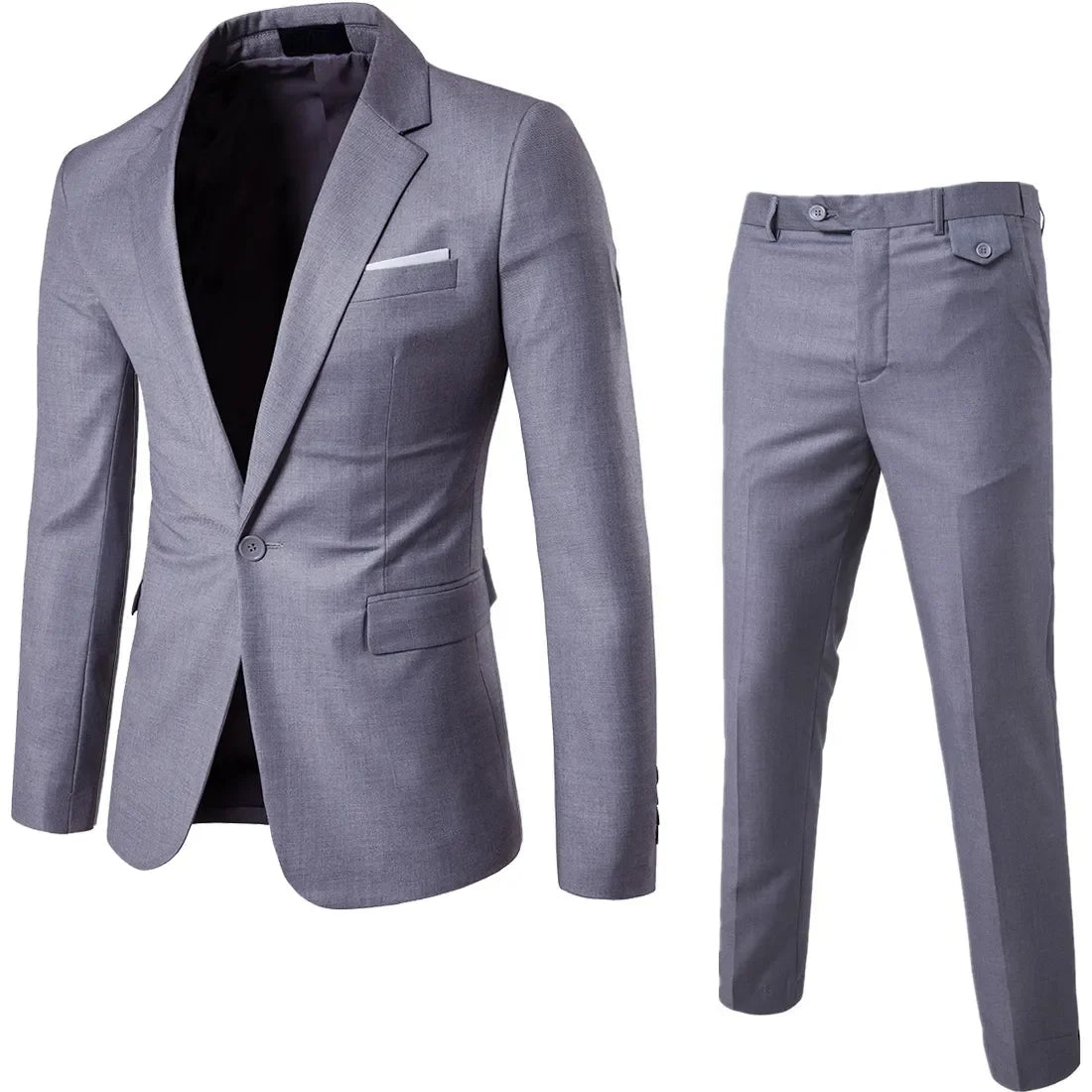 Men Suits For Business Wedding Blazers 2 Pieces 3 Sets Elegant Full Vest Pants Coats 2023 Formal Jackets