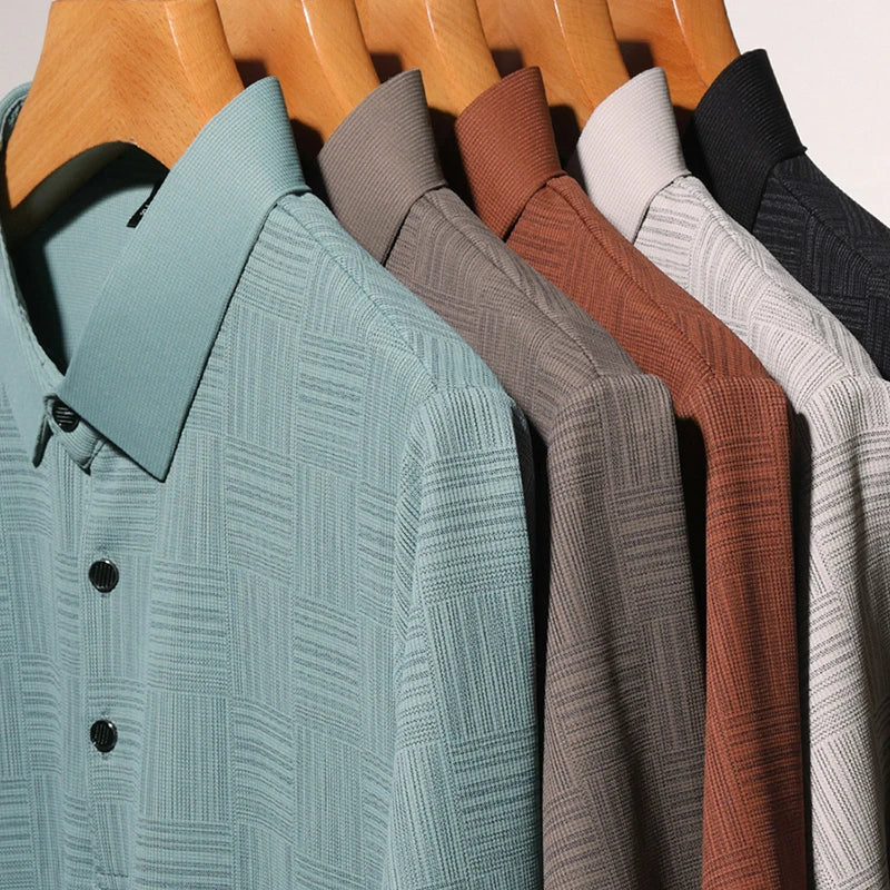 Men's Business Casual Summer Polo Shirt