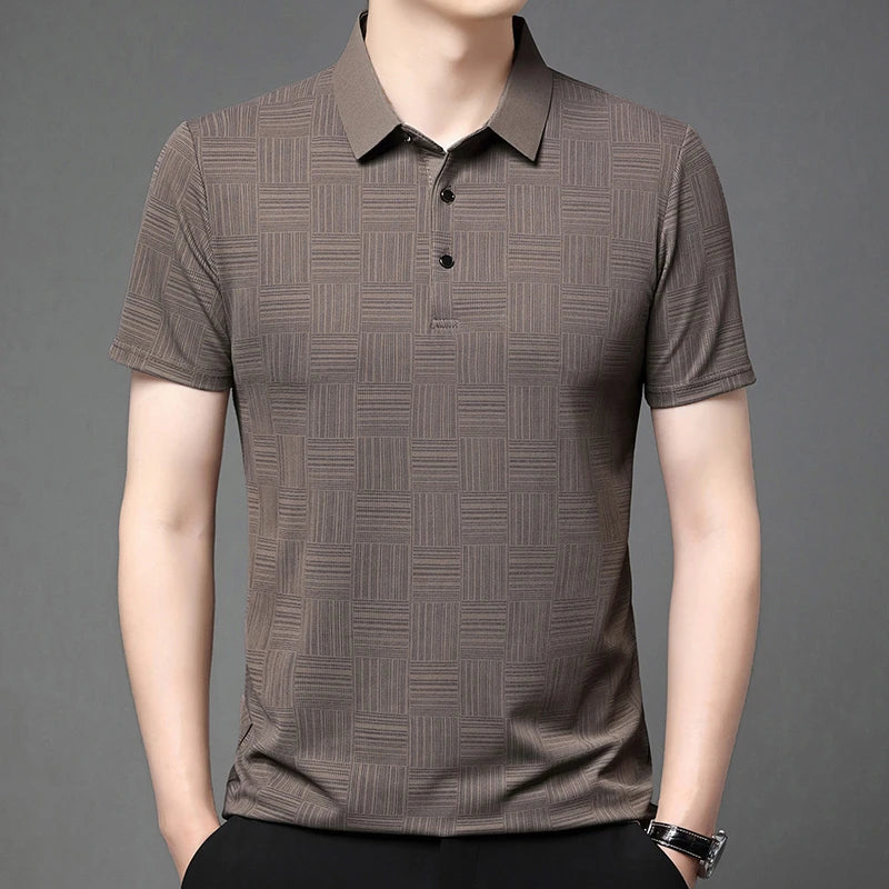 Men's Business Casual Summer Polo Shirt