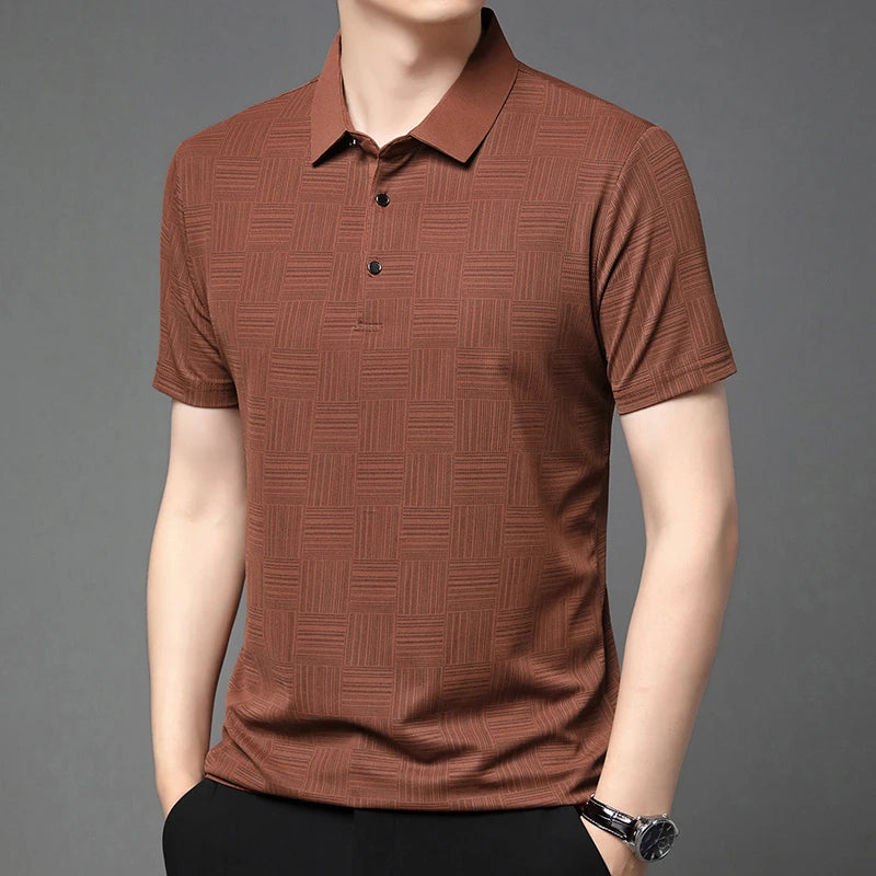 Men's Business Casual Summer Polo Shirt