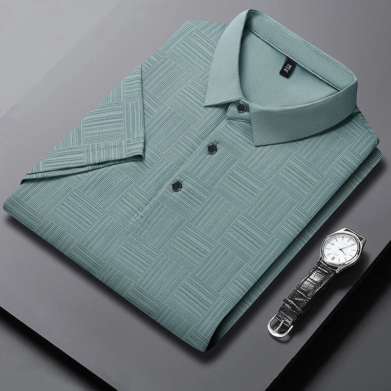 Men's Business Casual Summer Polo Shirt