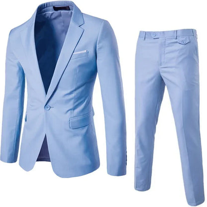 Men Suits For Business Wedding Blazers 2 Pieces 3 Sets Elegant Full Vest Pants Coats 2023 Formal Jackets