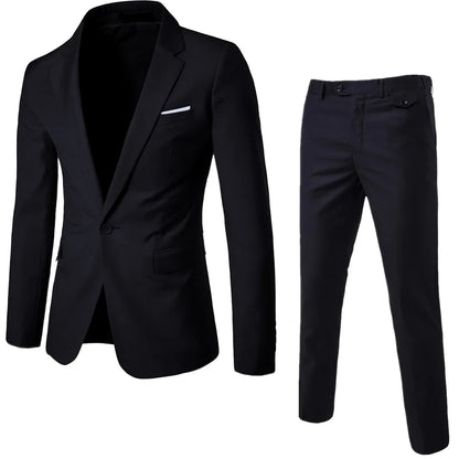 Men Suits For Business Wedding Blazers 2 Pieces 3 Sets Elegant Full Vest Pants Coats 2023 Formal Jackets