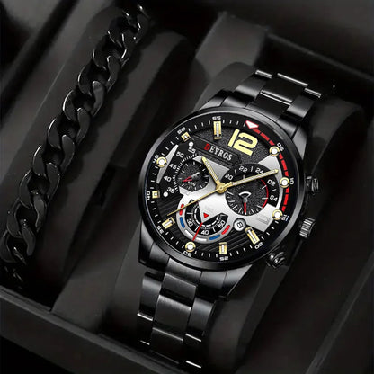DEYROS Sport Deluxe Quartz Watch