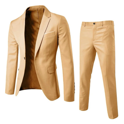 Men Suits For Business Wedding Blazers 2 Pieces 3 Sets Elegant Full Vest Pants Coats 2023 Formal Jackets