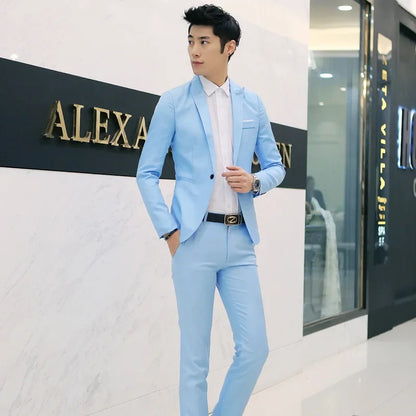 Men Suits For Business Wedding Blazers 2 Pieces 3 Sets Elegant Full Vest Pants Coats 2023 Formal Jackets