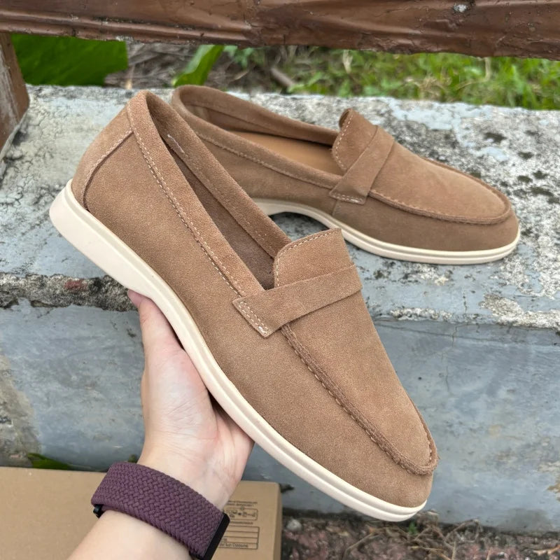 Men's Suede Leather Comfort Loafers
