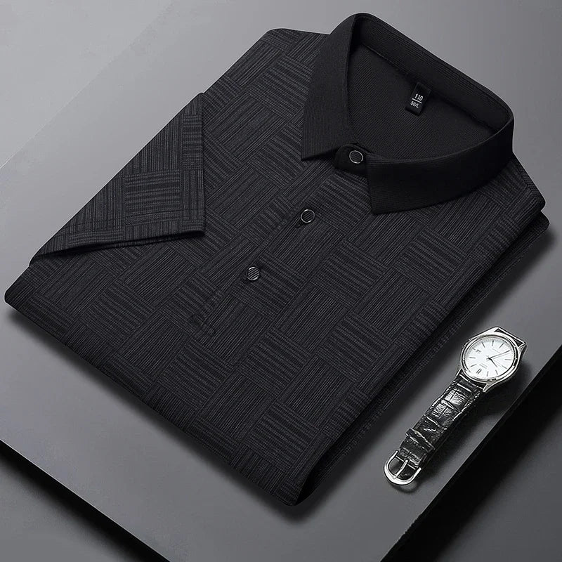 Men's Business Casual Summer Polo Shirt