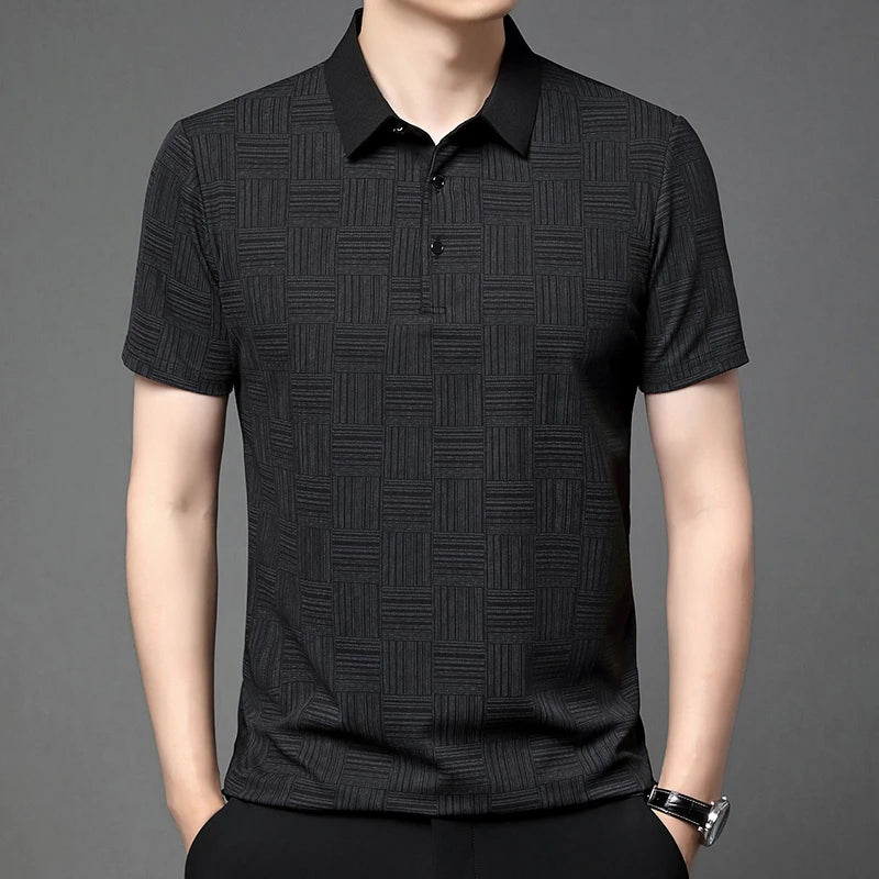 Men's Business Casual Summer Polo Shirt
