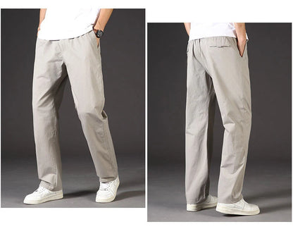 Minimalist Cotton Cargo Pants (Safari Style)