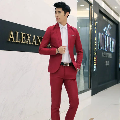 Men Suits For Business Wedding Blazers 2 Pieces 3 Sets Elegant Full Vest Pants Coats 2023 Formal Jackets