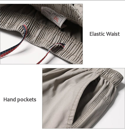 Minimalist Cotton Cargo Pants (Safari Style)